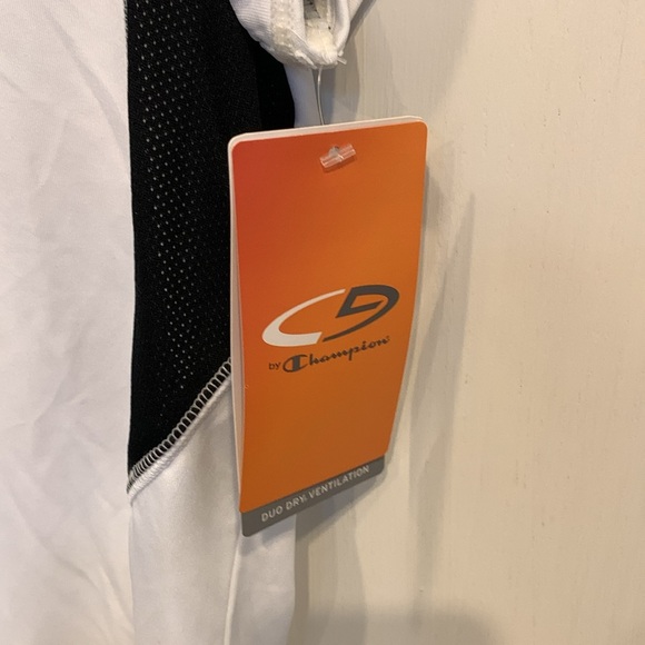 ❤️🎁NWT Youth Girls Champion XL White with Black Soccer Practice Workout Run - Picture 3 of 9